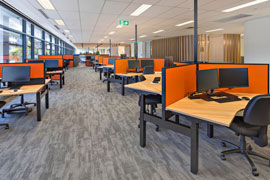 activity based working workstation fitout