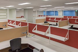 Office workstation partitions