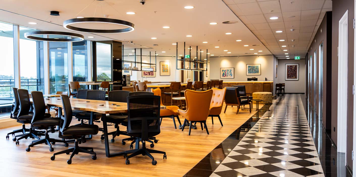 co-working serviced office fitout