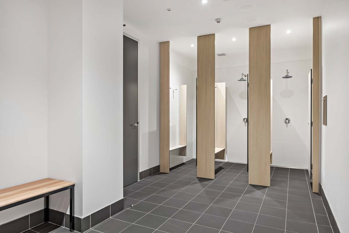 gym shower room design