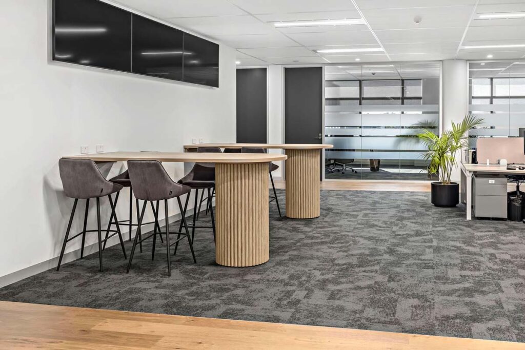 informal office meeting area