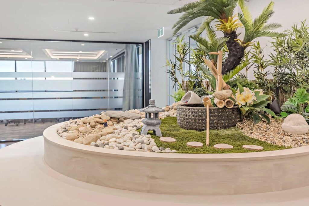 office zen garden close up 2