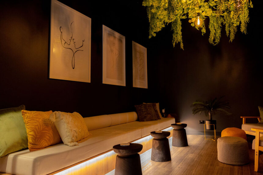 relaxation waiting area fitout
