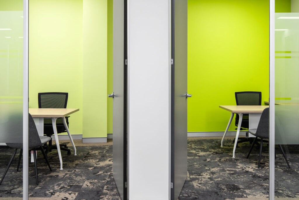 colourful office fitout