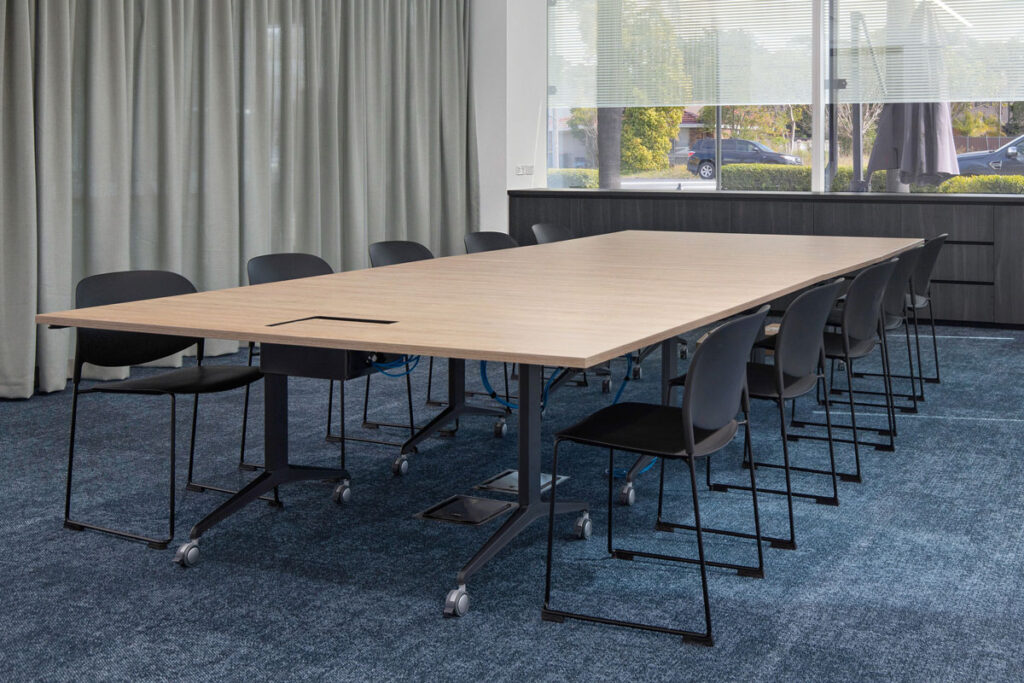 modern boardroom table