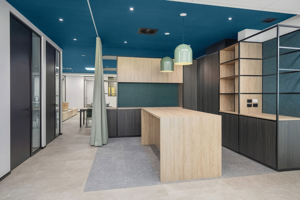 small office breakout area