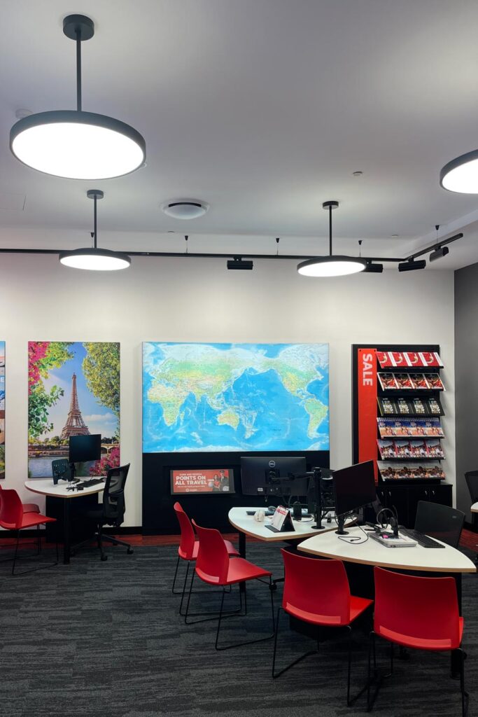 Flight Centre retail fitout