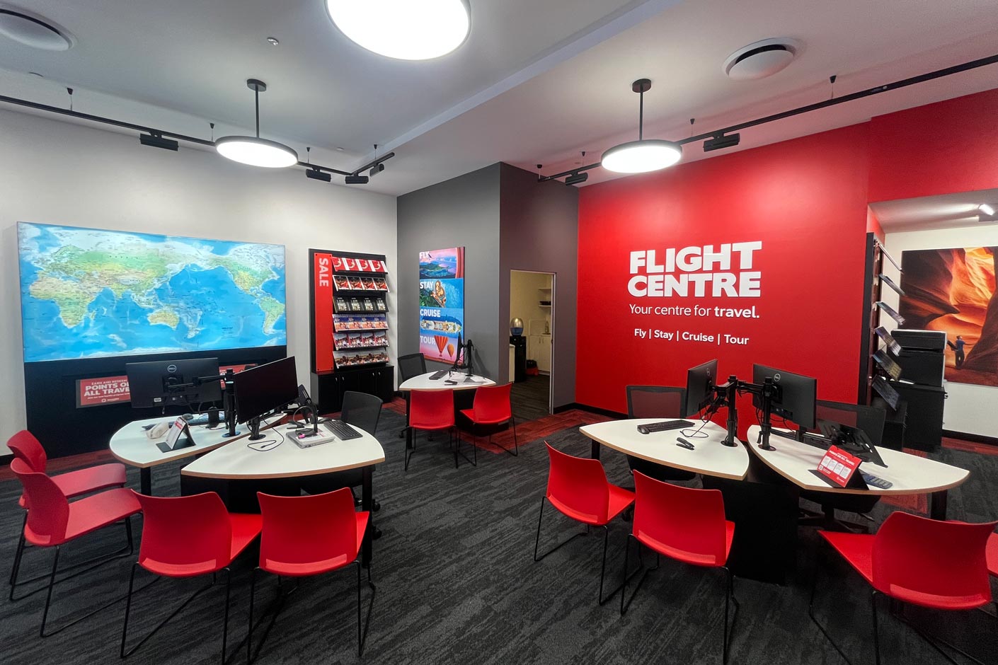 Flight Centre shop fitout