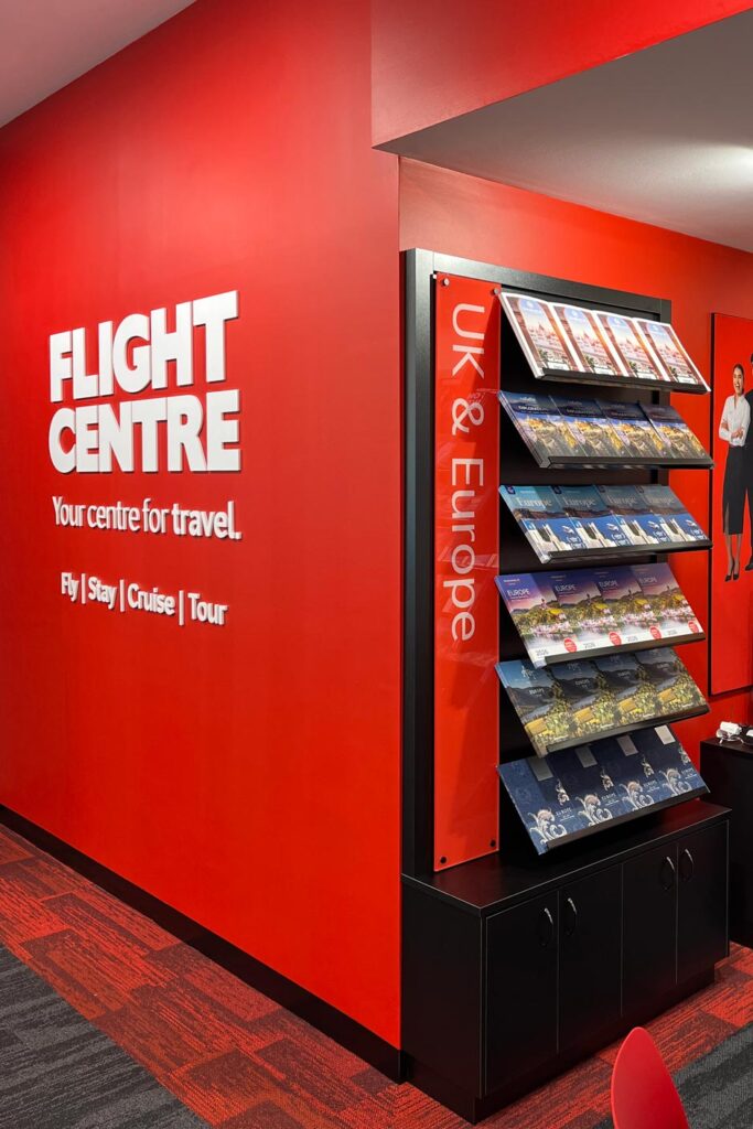 Flight Centre signage
