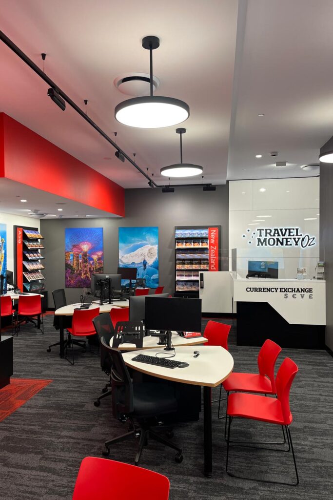 Travel money OZ shop fitout