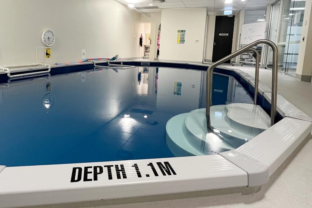 hydrotherapy pool install