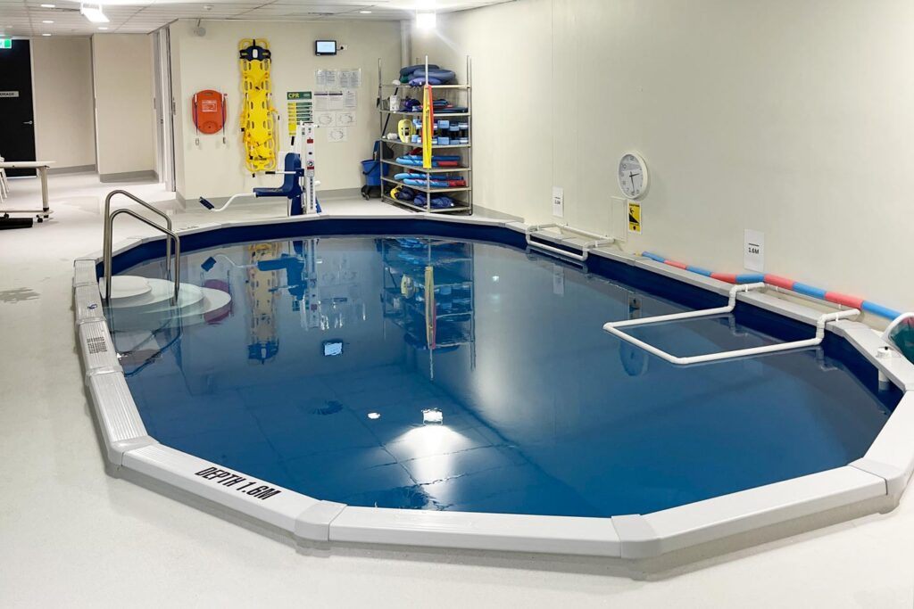 therapy pool build